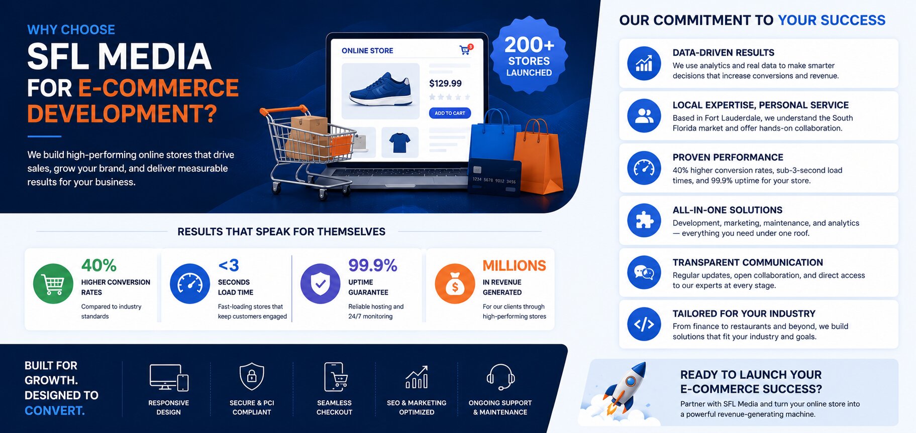 Why Choose SFL Media for E-Commerce Development