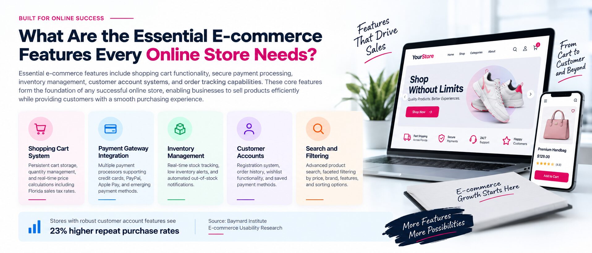 E-commerce Features